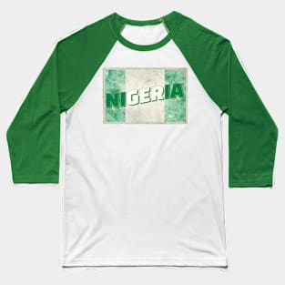 Nigeria Vintage style retro souvenir Baseball T-Shirt